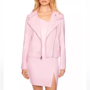 Susana Monaco
Faux Leather Moto Jacket